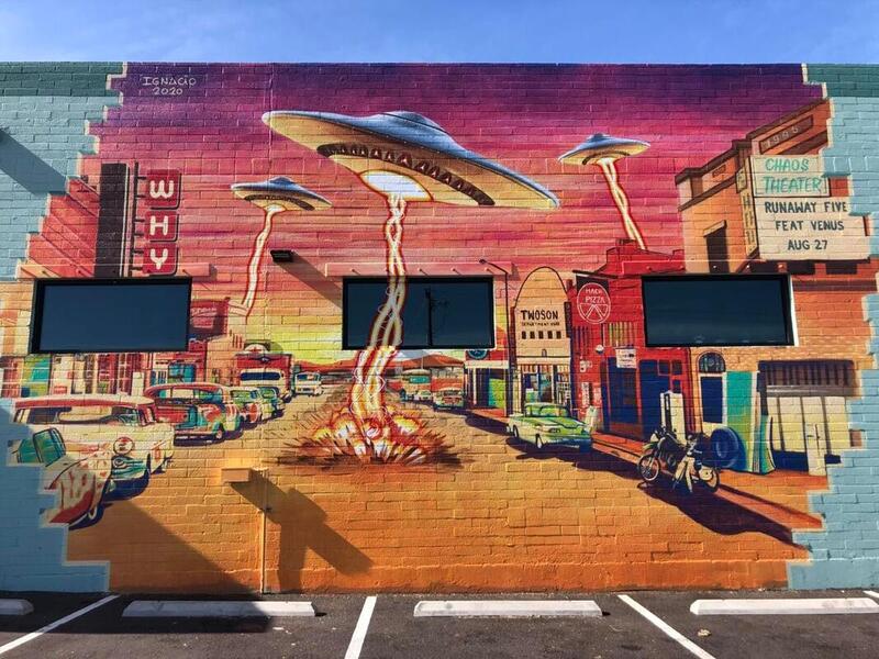 UFO Mural by Ignacio Garcia